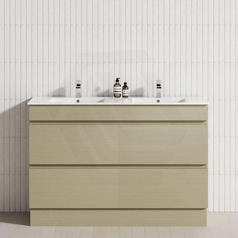 4-Drawer 1200/1500/1800mm Freestanding Bathroom Vanity Kickboard Single/Double Multi-Colour Cabinet Only
