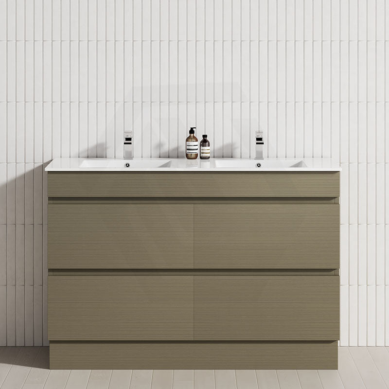 4-Drawer 1200/1500/1800mm Freestanding Bathroom Vanity Kickboard Single/Double Multi-Colour Cabinet Only