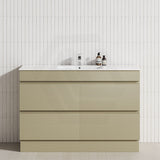 4-Drawer 1200/1500/1800mm Freestanding Bathroom Vanity Kickboard Single/Double Multi-Colour Cabinet Only