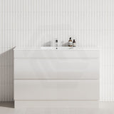 4-Drawer 1200/1500/1800mm Freestanding Bathroom Vanity Kickboard Single/Double Multi-Colour Cabinet Only