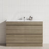 4-Drawer 1200/1500/1800mm Freestanding Bathroom Vanity Kickboard Single/Double Multi-Colour Cabinet Only