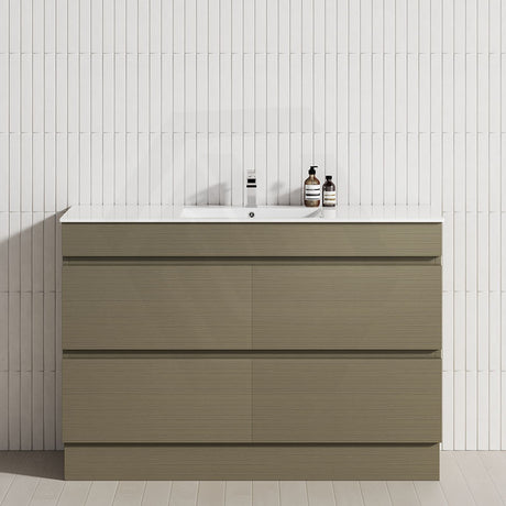 4-Drawer 1200/1500/1800mm Freestanding Bathroom Vanity Kickboard Single/Double Multi-Colour Cabinet Only