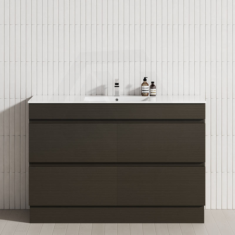 4-Drawer 1200/1500/1800mm Freestanding Bathroom Vanity Kickboard Single/Double Multi-Colour Cabinet Only