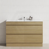 4-Drawer 1200/1500/1800mm Freestanding Bathroom Vanity Kickboard Single/Double Multi-Colour Cabinet Only