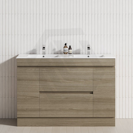2-Door 2-Mid-Drawer 1200/1500/1800mm Freestanding Bathroom Vanity Kickboard Single/Double Multi-Colour Cabinet Only