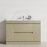 2-Door 2-Mid-Drawer 1200/1500/1800mm Freestanding Bathroom Vanity Kickboard Single/Double Multi-Colour Cabinet Only