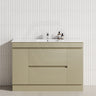 2-Door 2-Mid-Drawer 1200/1500/1800mm Freestanding Bathroom Vanity Kickboard Single/Double Multi-Colour Cabinet Only
