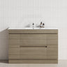 2-Door 2-Mid-Drawer 1200/1500/1800mm Freestanding Bathroom Vanity Kickboard Single/Double Multi-Colour Cabinet Only