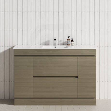 2-Door 2-Mid-Drawer 1200/1500/1800mm Freestanding Bathroom Vanity Kickboard Single/Double Multi-Colour Cabinet Only