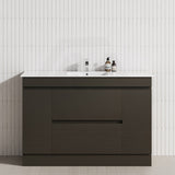 2-Door 2-Mid-Drawer 1200/1500/1800mm Freestanding Bathroom Vanity Kickboard Single/Double Multi-Colour Cabinet Only