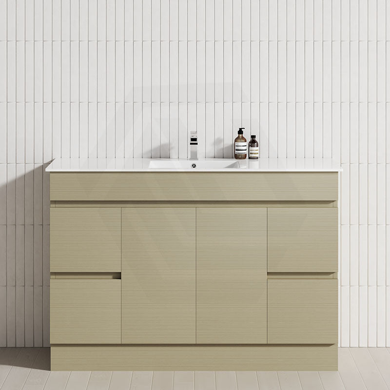 4-Drawer 2-Door 1200/1500/1800mm Freestanding Bathroom Vanity Kickboard Single/Double Multi-Colour Cabinet Only
