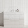 4-Drawer 2-Door 1200/1500/1800mm Freestanding Bathroom Vanity Kickboard Single/Double Multi-Colour Cabinet Only