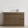 4-Drawer 2-Door 1200/1500/1800mm Freestanding Bathroom Vanity Kickboard Single/Double Multi-Colour Cabinet Only