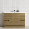 4-Drawer 2-Door 1200/1500/1800mm Freestanding Bathroom Vanity Kickboard Single/Double Multi-Colour Cabinet Only