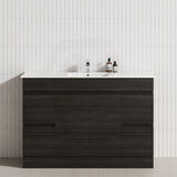 4-Drawer 2-Door 1200/1500/1800mm Freestanding Bathroom Vanity Kickboard Single/Double Multi-Colour Cabinet Only