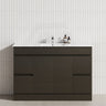 4-Drawer 2-Door 1200/1500/1800mm Freestanding Bathroom Vanity Kickboard Single/Double Multi-Colour Cabinet Only