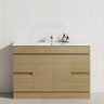 4-Drawer 2-Door 1200/1500/1800mm Freestanding Bathroom Vanity Kickboard Single/Double Multi-Colour Cabinet Only