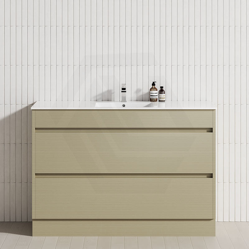 2-Drawer 600/750/900/1200mm Freestanding Bathroom Vanity Kickboard Single Multi-Colour Cabinet Only