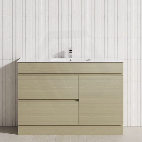 2-Drawer 1-Door 750/900/1200mm Freestanding Bathroom Vanity Kickboard Single Multi-Colour Cabinet Only