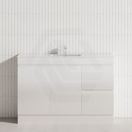 2-Drawer 2-Door 900/1200mm Freestanding Bathroom Vanity Kickboard Single Multi-Colour Cabinet Only
