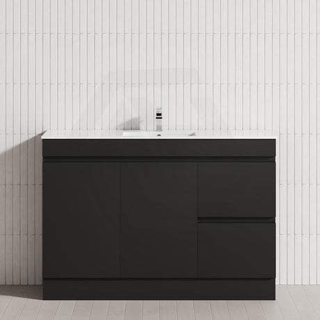 2-Drawer 2-Door 900/1200mm Freestanding Bathroom Vanity Kickboard Single Multi-Colour Cabinet Only