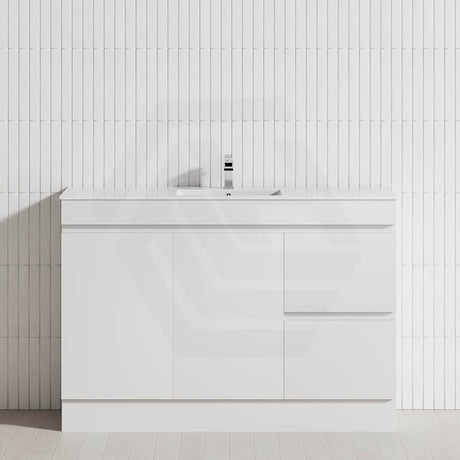 2-Drawer 2-Door 900/1200mm Freestanding Bathroom Vanity Kickboard Single Multi-Colour Cabinet Only