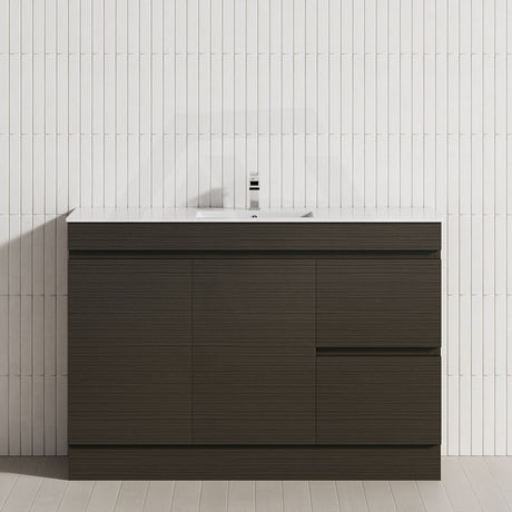 2-Drawer 2-Door 900/1200mm Freestanding Bathroom Vanity Kickboard Single Multi-Colour Cabinet Only