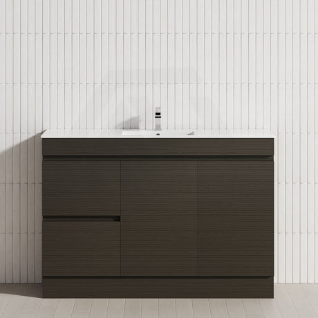 2-Drawer 2-Door 900/1200mm Freestanding Bathroom Vanity Kickboard Single Multi-Colour Cabinet Only