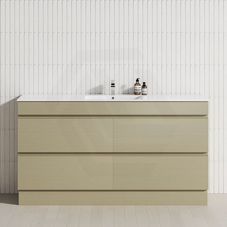 4-Drawer 1200/1500/1800mm Freestanding Bathroom Vanity Kickboard Single/Double Multi-Colour Cabinet Only