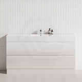 4-Drawer 1200/1500/1800mm Freestanding Bathroom Vanity Kickboard Single/Double Multi-Colour Cabinet Only