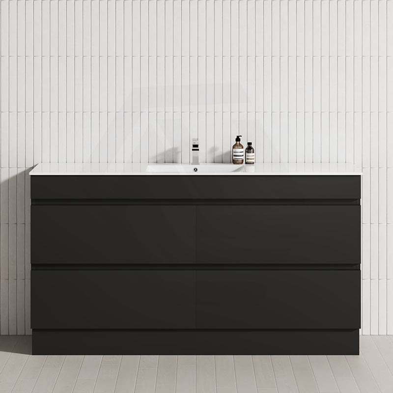 4-Drawer 1200/1500/1800mm Freestanding Bathroom Vanity Kickboard Single/Double Multi-Colour Cabinet Only