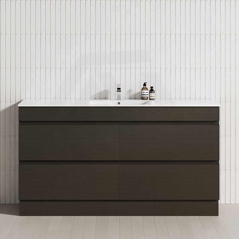 4-Drawer 1200/1500/1800mm Freestanding Bathroom Vanity Kickboard Single/Double Multi-Colour Cabinet Only