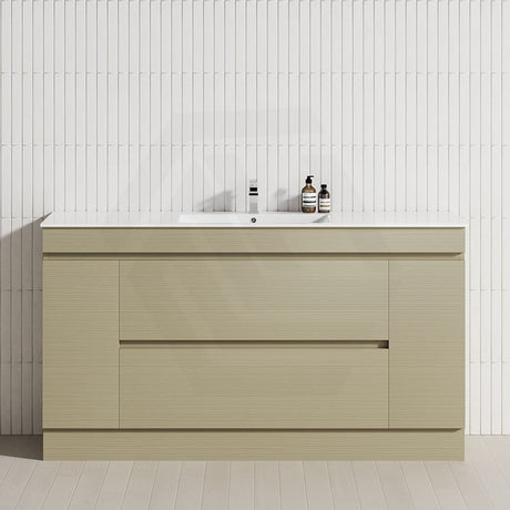 2-Door 2-Mid-Drawer 1200/1500/1800mm Freestanding Bathroom Vanity Kickboard Single/Double Multi-Colour Cabinet Only