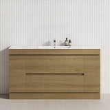 2-Door 2-Mid-Drawer 1200/1500/1800mm Freestanding Bathroom Vanity Kickboard Single/Double Multi-Colour Cabinet Only