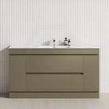 2-Door 2-Mid-Drawer 1200/1500/1800mm Freestanding Bathroom Vanity Kickboard Single/Double Multi-Colour Cabinet Only