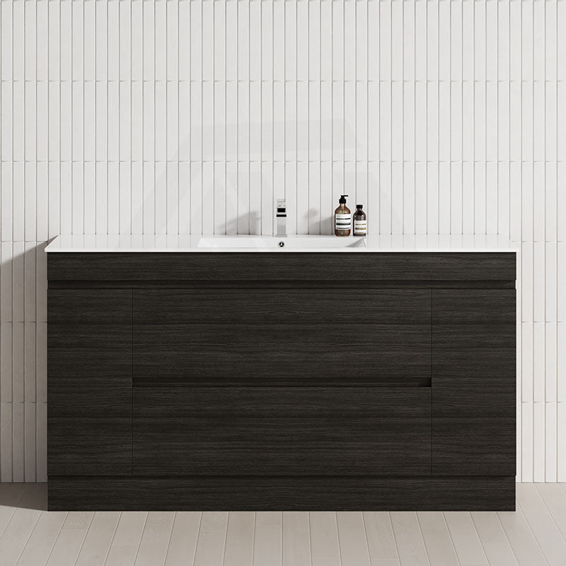 2-Door 2-Mid-Drawer 1200/1500/1800mm Freestanding Bathroom Vanity Kickboard Single/Double Multi-Colour Cabinet Only