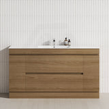 2-Door 2-Mid-Drawer 1200/1500/1800mm Freestanding Bathroom Vanity Kickboard Single/Double Multi-Colour Cabinet Only