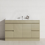 4-Drawer 2-Door 1200/1500/1800mm Freestanding Bathroom Vanity Kickboard Single/Double Multi-Colour Cabinet Only