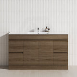 4-Drawer 2-Door 1200/1500/1800mm Freestanding Bathroom Vanity Kickboard Single/Double Multi-Colour Cabinet Only