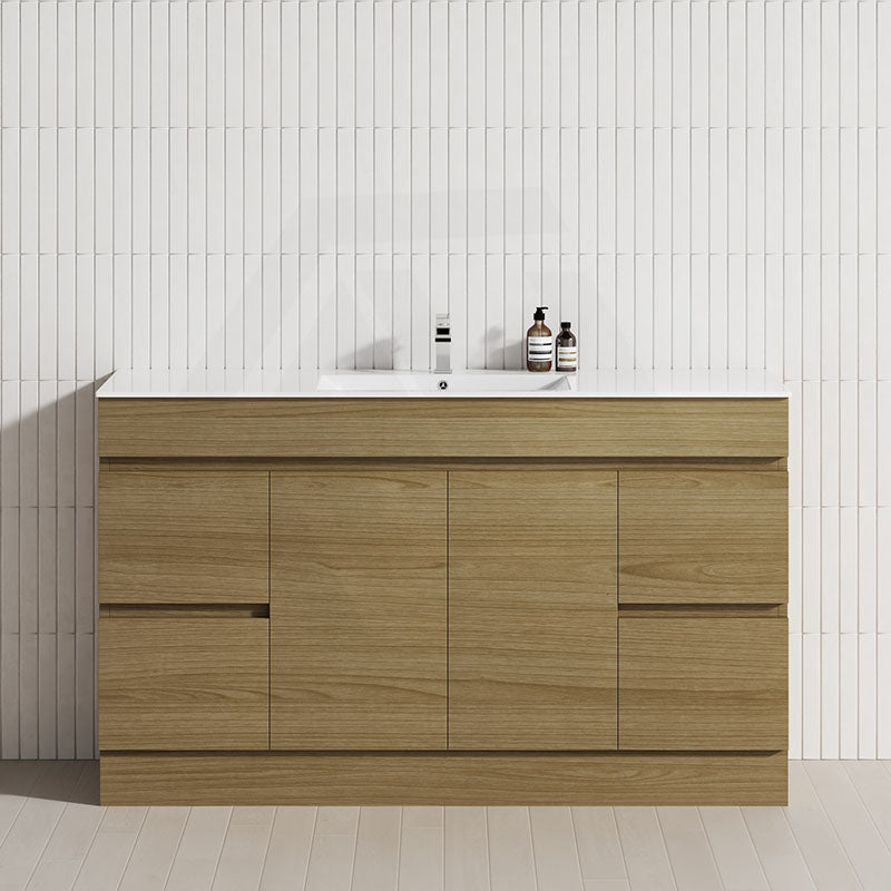 4-Drawer 2-Door 1200/1500/1800mm Freestanding Bathroom Vanity Kickboard Single/Double Multi-Colour Cabinet Only