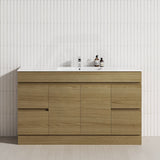 4-Drawer 2-Door 1200/1500/1800mm Freestanding Bathroom Vanity Kickboard Single/Double Multi-Colour Cabinet Only