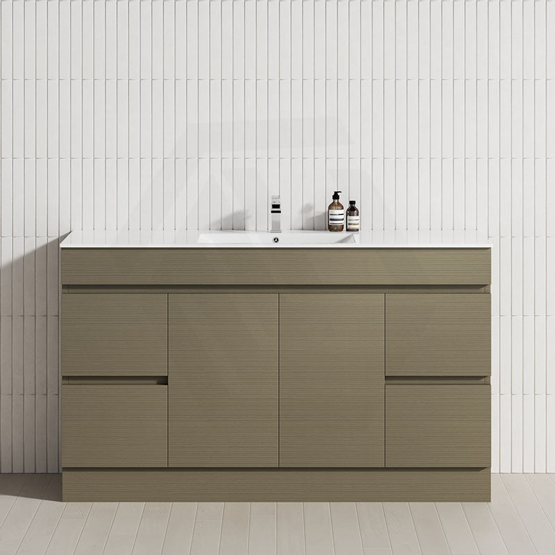 4-Drawer 2-Door 1200/1500/1800mm Freestanding Bathroom Vanity Kickboard Single/Double Multi-Colour Cabinet Only
