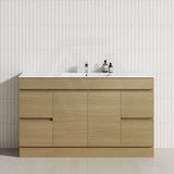 4-Drawer 2-Door 1200/1500/1800mm Freestanding Bathroom Vanity Kickboard Single/Double Multi-Colour Cabinet Only