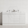 4-Door 1500/1800mm Freestanding Bathroom Vanity Kickboard Double Multi-Colour Cabinet Only