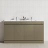 4-Door 1500/1800mm Freestanding Bathroom Vanity Kickboard Double Multi-Colour Cabinet Only