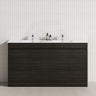 4-Door 1500/1800mm Freestanding Bathroom Vanity Kickboard Double Multi-Colour Cabinet Only