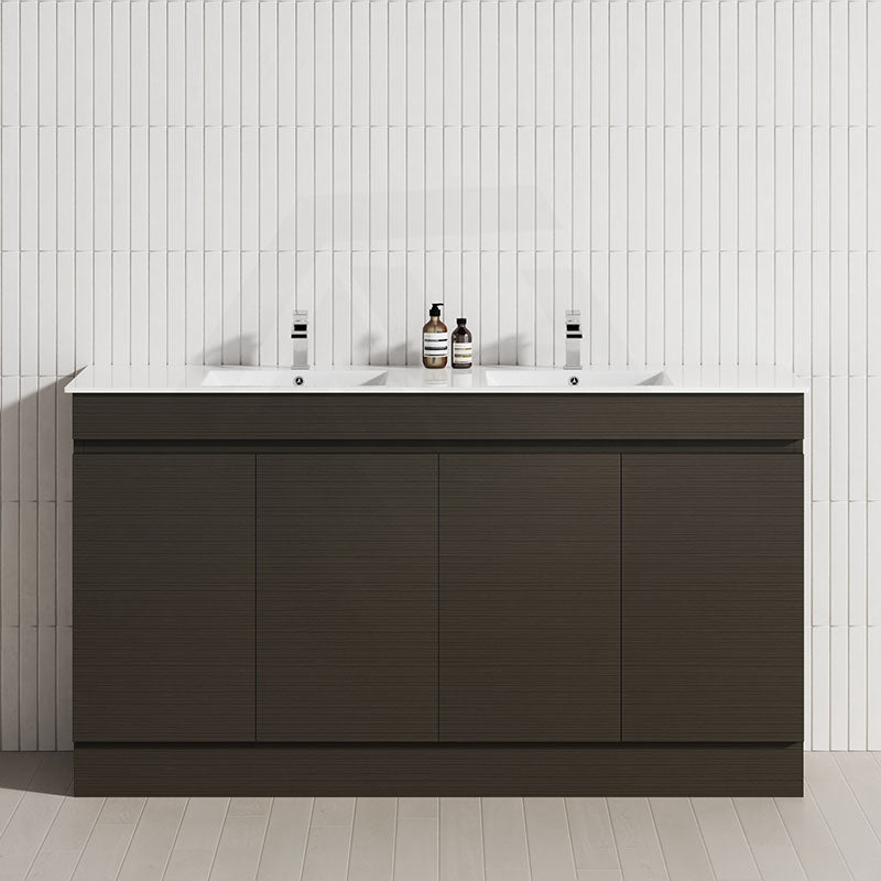4-Door 1500/1800mm Freestanding Bathroom Vanity Kickboard Double Multi-Colour Cabinet Only