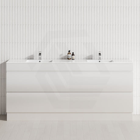 4-Drawer 1200/1500/1800mm Freestanding Bathroom Vanity Kickboard Single/Double Multi-Colour Cabinet Only