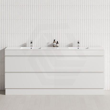 4-Drawer 1200/1500/1800mm Freestanding Bathroom Vanity Kickboard Single/Double Multi-Colour Cabinet Only