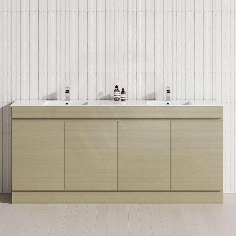 4-Door 1500/1800mm Freestanding Bathroom Vanity Kickboard Double Multi-Colour Cabinet Only